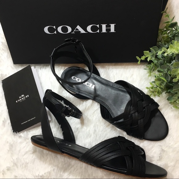 Coach Shoes - Coach | Black Sandals Size 8